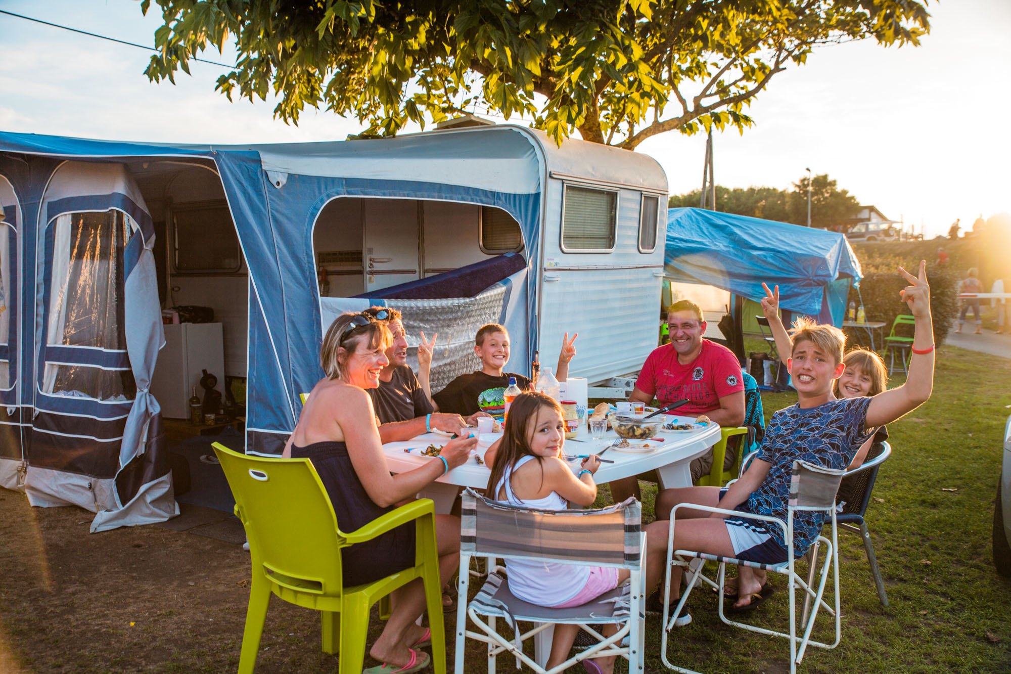 emplacements camping la ferme erromardie