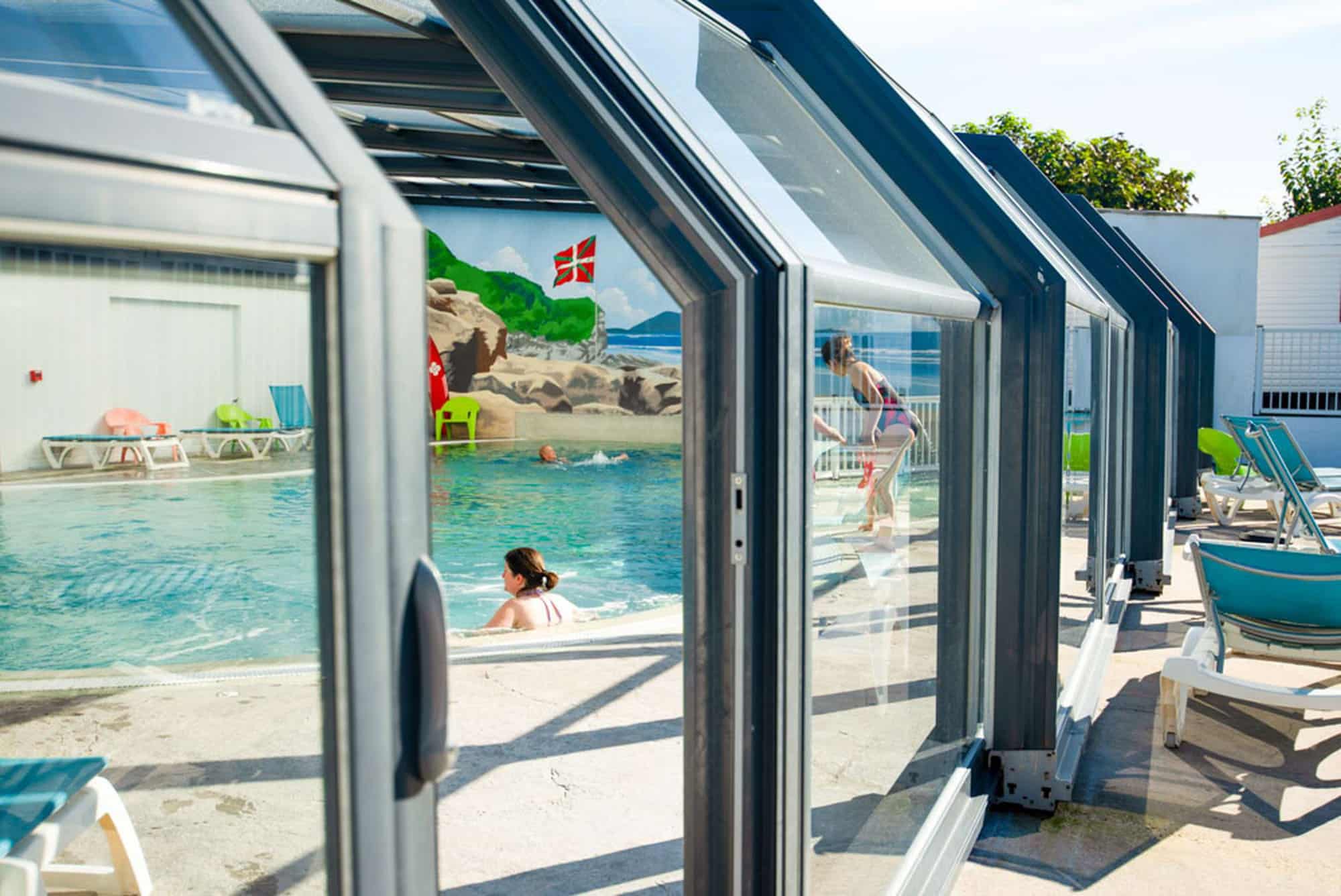 Piscine du camping près d’Itxassou, à Saint-Jean-de-Luz